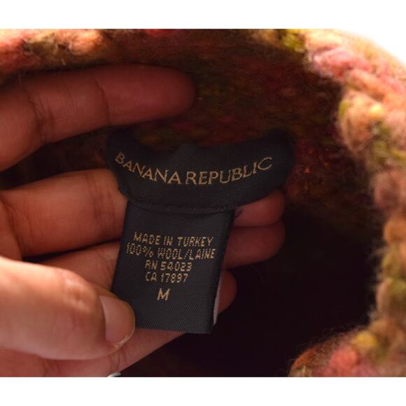 Vintage Banana Republic Wool Sleeveless Sweater Vest – Marled Knit M - Picture 4 of 6